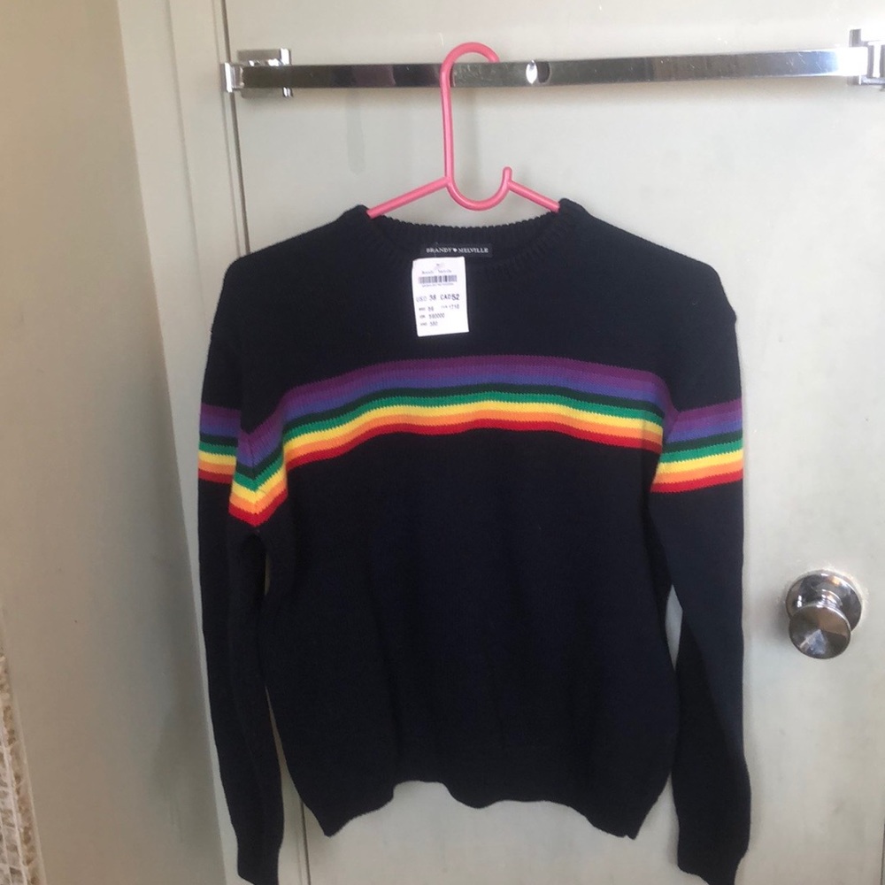 Brandy Melville Rainbow Sweater